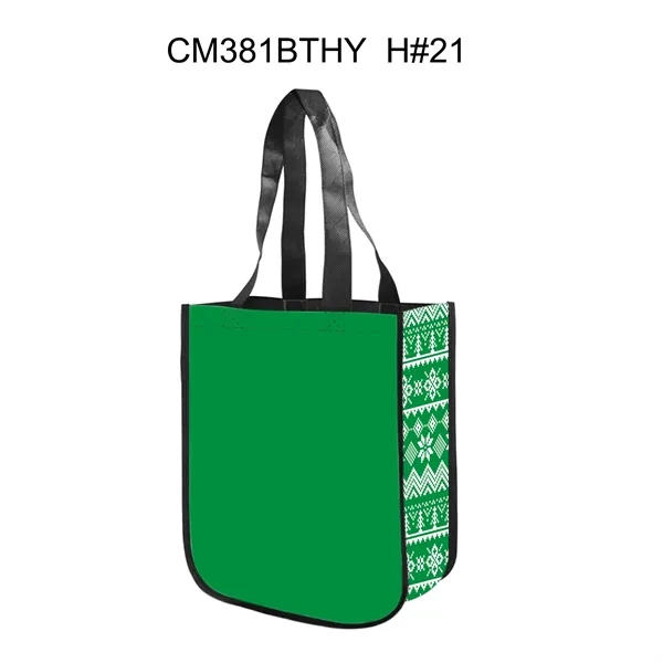 Full Color 130 GSM non woven 5 sides Matte finish Christmas... from ASI 41511 Brainchild USA Inc / BrainChild Gift Club