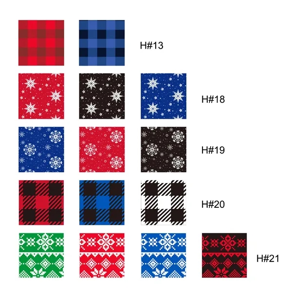 Full Color 130 GSM non woven 5 sides Matte finish Christmas... from ASI 41511 Brainchild USA Inc / BrainChild Gift Club