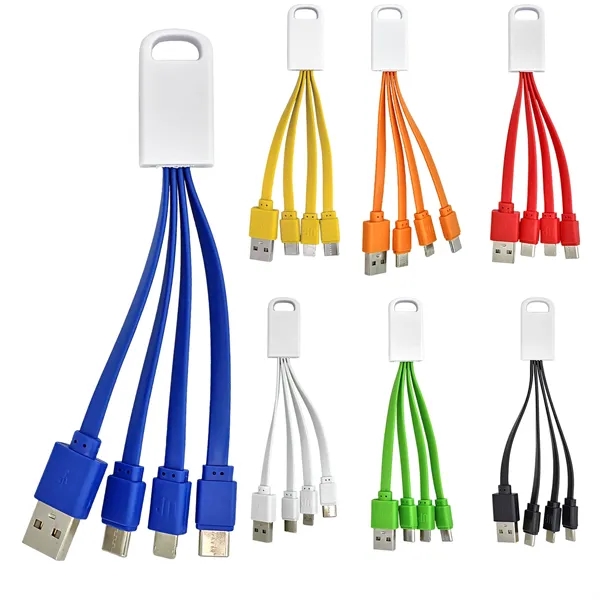 4-in-1 Noodle Charging Cable... from ASI 30208 A P Specialties / AP Specialties