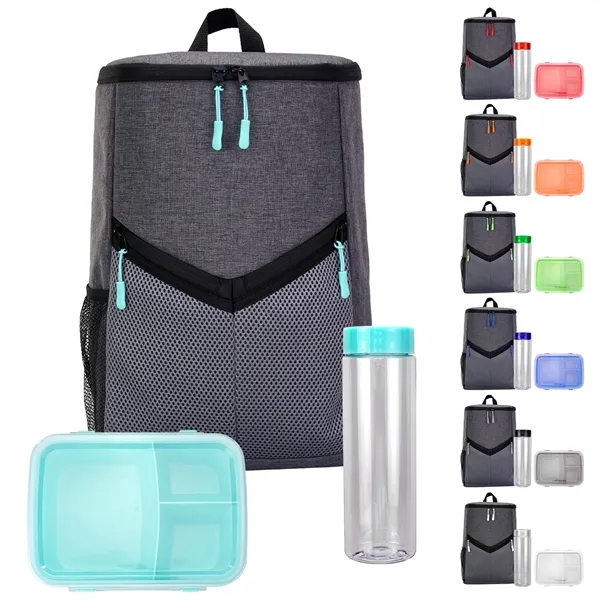 Victory Cooler Backpack Lunch & Drink Set... from ASI 30208 A P Specialties / AP Specialties