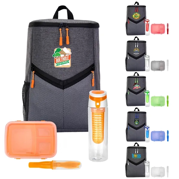 Victory Lunch & Drink To Go Backpack Set... from ASI 30208 A P Specialties / AP Specialties
