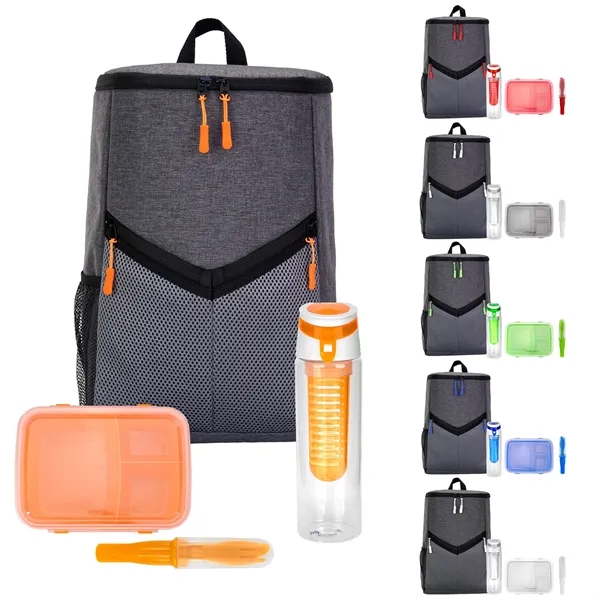 Victory Lunch & Drink To Go Backpack Set... from ASI 30208 A P Specialties / AP Specialties