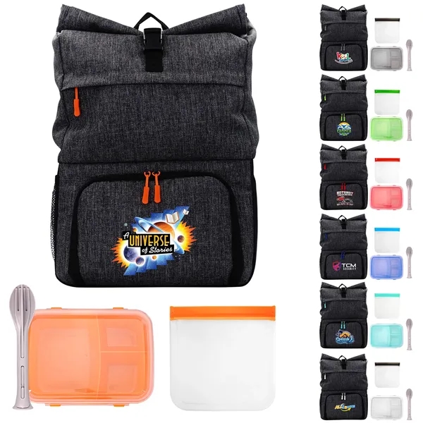 X Line Backpack Cooler Lunch To Go Combo Set... from ASI 30208 A P Specialties / AP Specialties