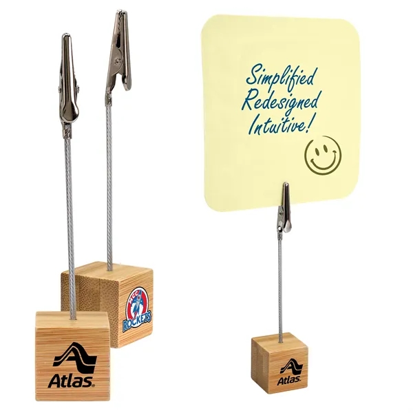 BAMBOO NOTE CLIP... from ASI 30208 A P Specialties / AP Specialties