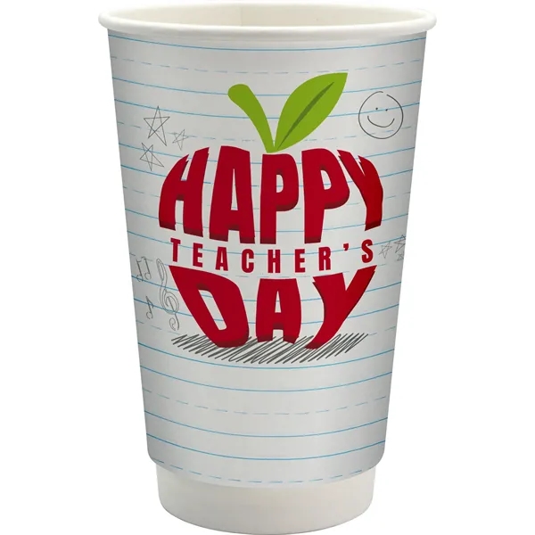 16 oz. Teacher Full Color Paper Cup... from ASI 30208 A P Specialties / AP Specialties