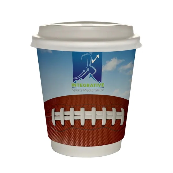 10 oz Full Color Paper Cup With Lid... from ASI 30208 A P Specialties / AP Specialties