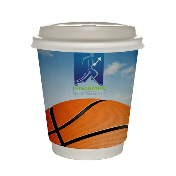 10 oz Full Color Paper Cup With Lid... from ASI 30208 A P Specialties / AP Specialties