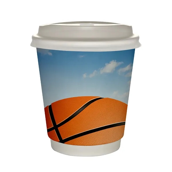 10 oz Full Color Paper Cup With Lid... from ASI 30208 A P Specialties / AP Specialties