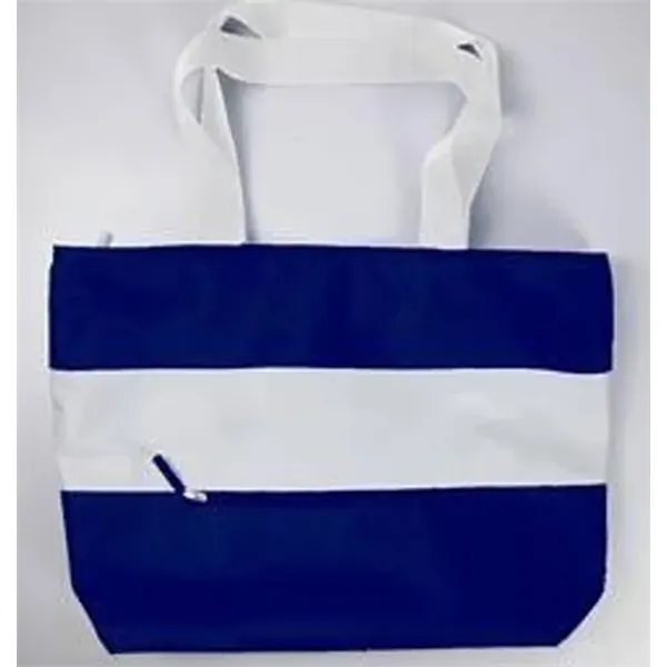 Beach tote bag with front pocket, 22'' x 17" x ... from ASI 34046 Allcasion Travelware Co