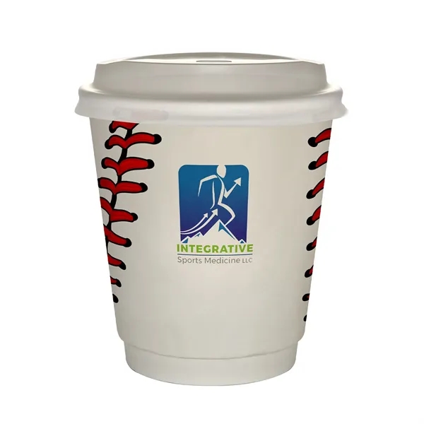 10 oz Full Color Paper Cup With Lid... from ASI 30208 A P Specialties / AP Specialties