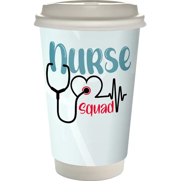 16 oz. Healthcare Full Color Paper Cup with Lid... from ASI 30208 A P Specialties / AP Specialties