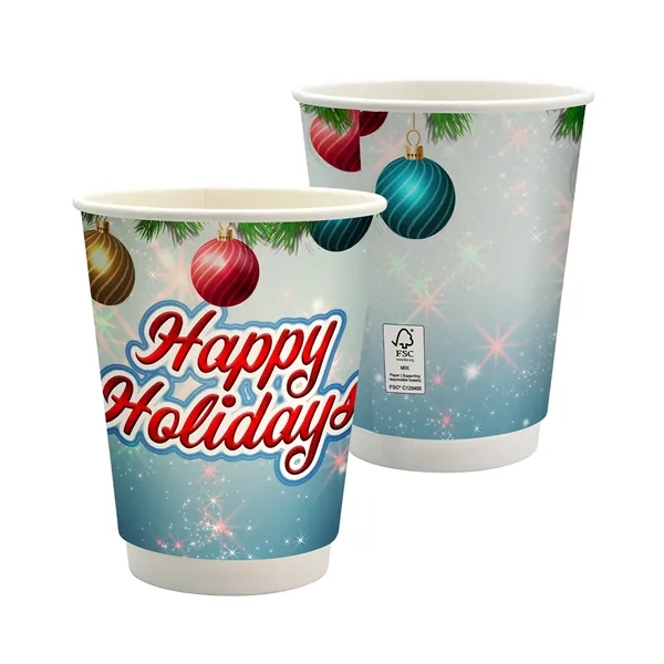 12 oz. Holiday Full Color Paper Cup... from ASI 30208 A P Specialties / AP Specialties