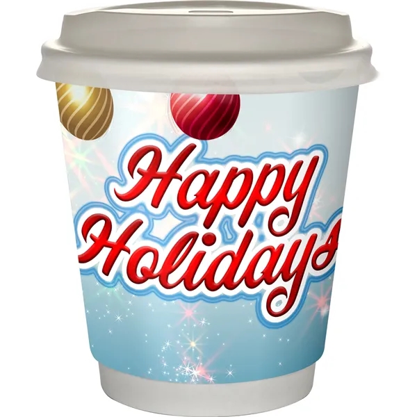 10 oz. Full Color Holiday Insulated Paper Cup With Lid... from ASI 30208 A P Specialties / AP Specialties