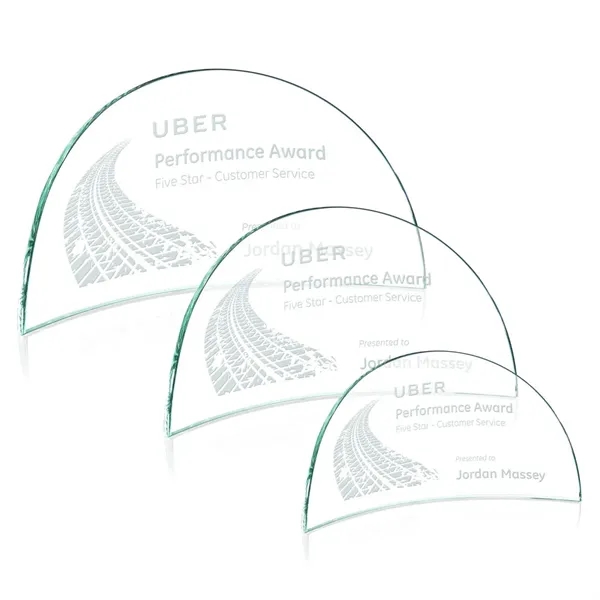 Starfire crescent shape award.... from ASI 84592 St Regis Group / St Regis