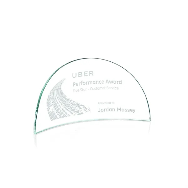 Starfire crescent shape award.... from ASI 84592 St Regis Group / St Regis