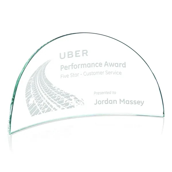 Starfire crescent shape award.... from ASI 84592 St Regis Group / St Regis