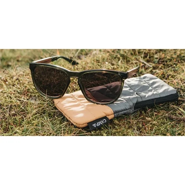 Durable, sustainable eyewear with polarized lenses, wood inlays, and UV protection.... from ASI 72657 Active Life Promo / Active Life Ingrain