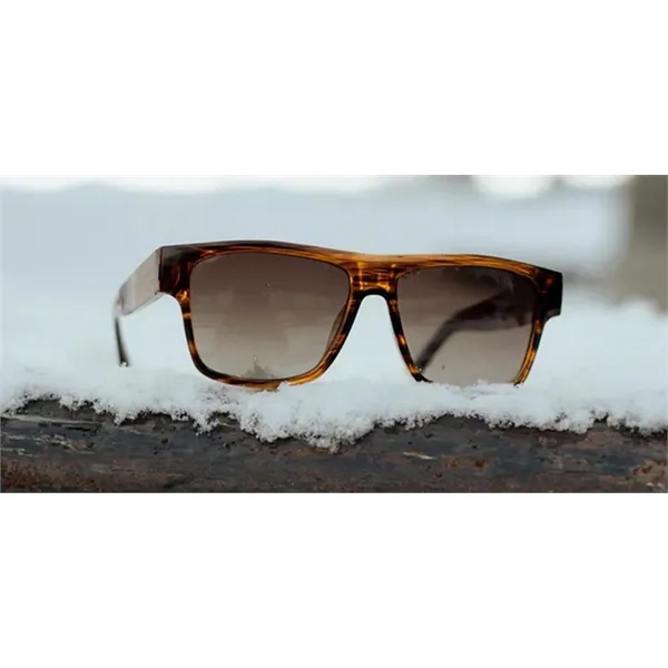 Sporty, durable eyewear with polarized lenses, wood inlays, and UV protection.... from ASI 72657 Active Life Promo / Active Life Ingrain