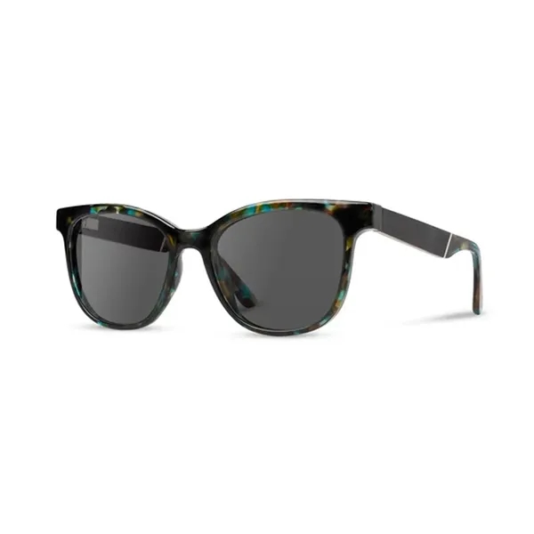 Round, eco-friendly eyewear with a cat-eye browline, polarized lenses, and UV... from ASI 72657 Active Life Promo / Active Life Ingrain