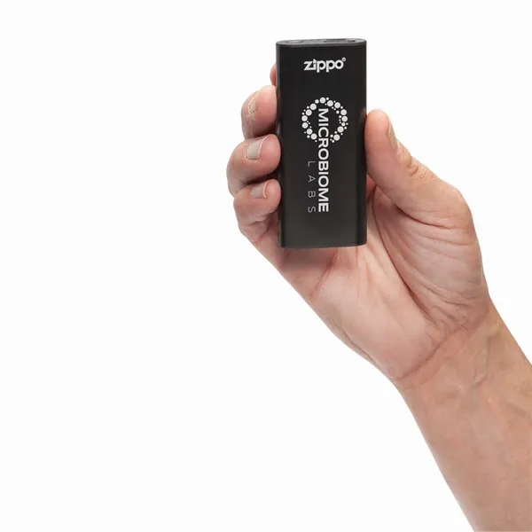 Zippo rechargeable hand warmer with a 3-hour run time and power... from ASI 46170 Compass Industries Inc