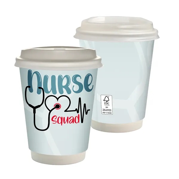 12 oz. Healthcare Full Color Paper Cup with Lid... from ASI 30208 A P Specialties / AP Specialties