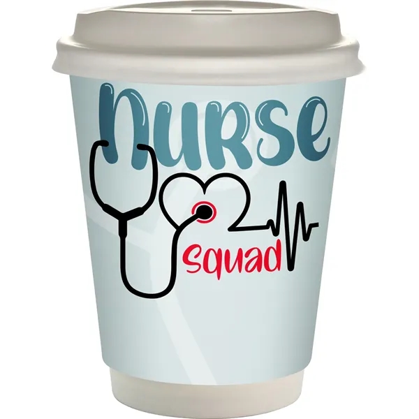 12 oz. Healthcare Full Color Paper Cup with Lid... from ASI 30208 A P Specialties / AP Specialties