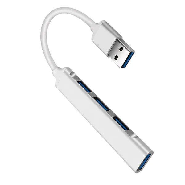 4 Port splitter USB Hub plus 1 color silkscreen imprint on... from ASI 37218 Athena Promo (tm)