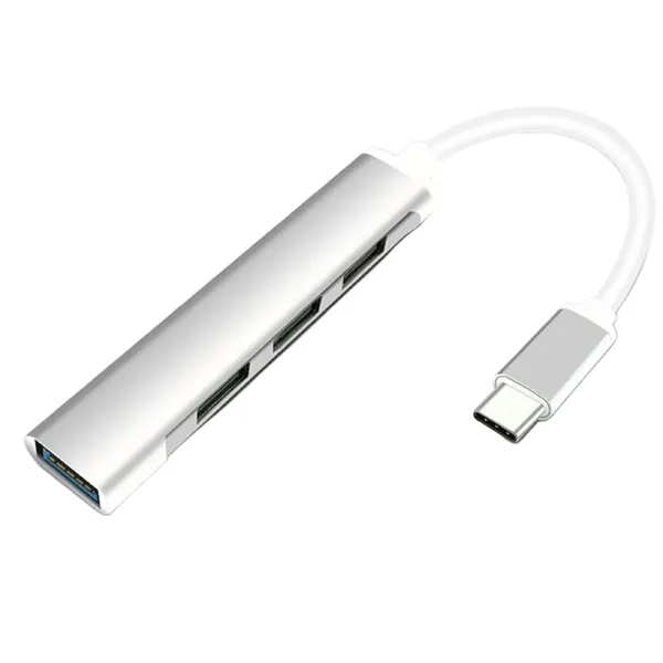 4 Port splitter USB Hub plus 1 color silkscreen imprint on... from ASI 37218 Athena Promo (tm)