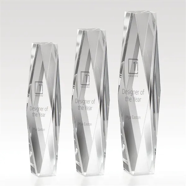 Precision diamond cut optical crystal award that shows off varied, complex... from ASI 93986 Visions/Awardcraft / Visions Awards