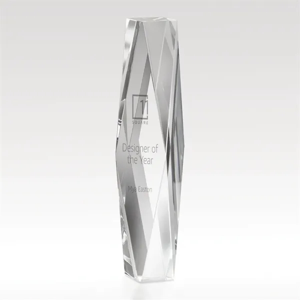 Precision diamond cut optical crystal award that shows off varied, complex... from ASI 93986 Visions/Awardcraft / Visions Awards