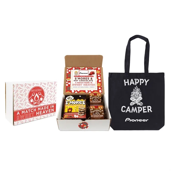 Fireside Favorites 'Smores and Hot Chocolate Kit with Tote Bag... from ASI 44900 NC Custom (CI/Lanco) / Chocolate Inn