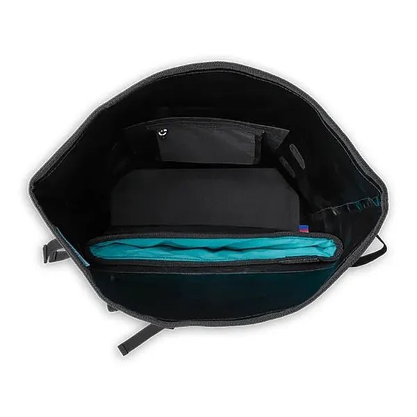 Ultra-lightweight, durable rolltop made from ocean impact plastic with waterproof fabric... from ASI 72657 Active Life Promo / Active Life