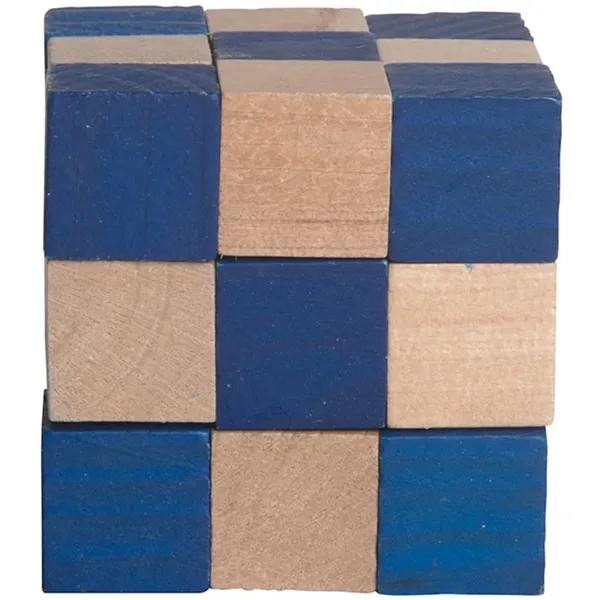 2.25" x 2.25" wooden elastic cube puzzle.... from ASI 34415 Alpi International LTD