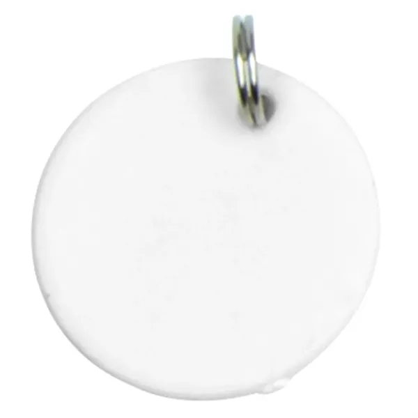 1" x 1" round key tag with key ring.... from ASI 34415 Alpi International LTD