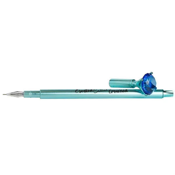 Gel ink pen with diamond shaped topper.... from ASI 34415 Alpi International LTD