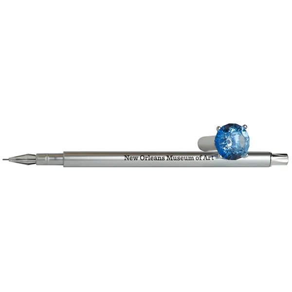 Gel ink pen with diamond shaped topper.... from ASI 34415 Alpi International LTD
