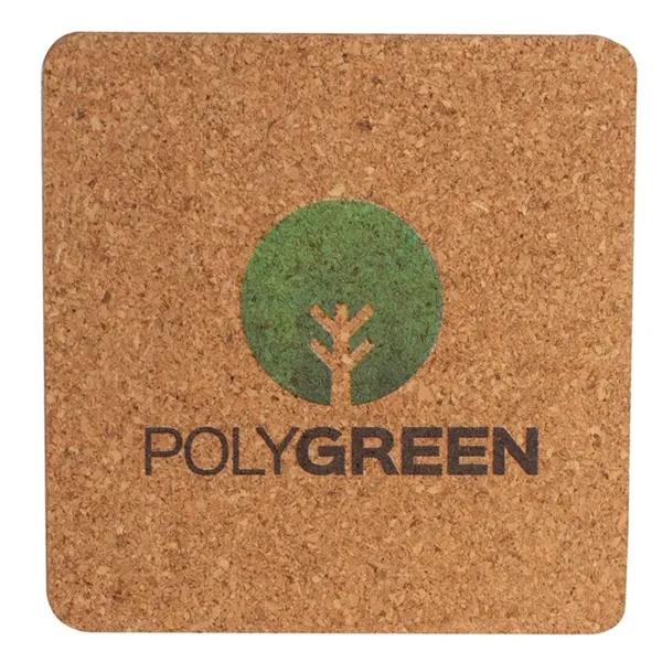 3.5" x 3.5" square cork coaster.... from ASI 34415 Alpi International LTD