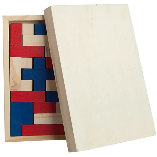 Challenge puzzle with colored wooden pieces.... from ASI 34415 Alpi International LTD