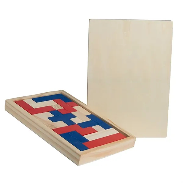 Challenge puzzle with colored wooden pieces.... from ASI 34415 Alpi International LTD
