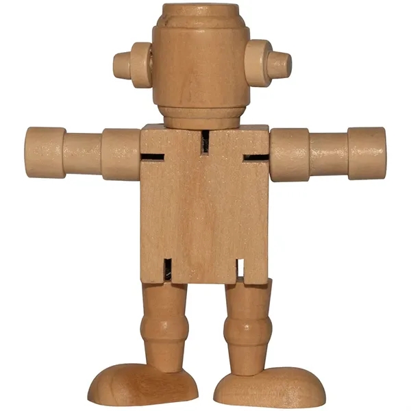4" x 1.75" wooden robot toy.... from ASI 34415 Alpi International LTD