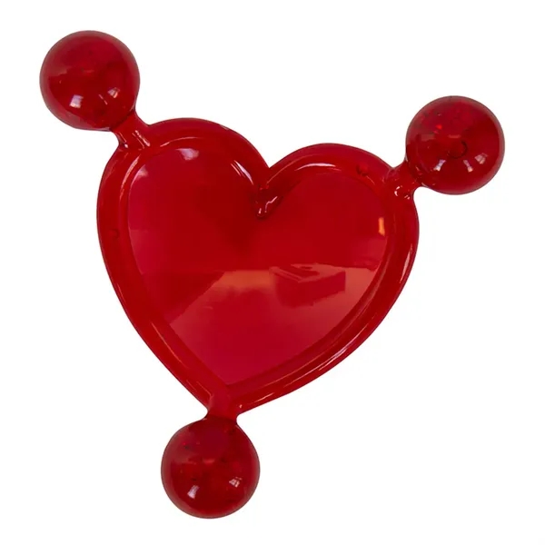 Heart shaped massager with rolling ends.... from ASI 34415 Alpi International LTD