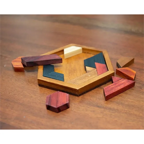 Wooden hexagon puzzle.... from ASI 34415 Alpi International LTD