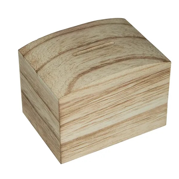 Wooden bank with coin slot.... from ASI 34415 Alpi International LTD