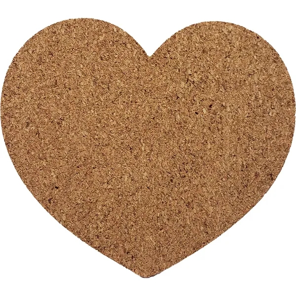 Heart shaped cork coaster.... from ASI 34415 Alpi International LTD
