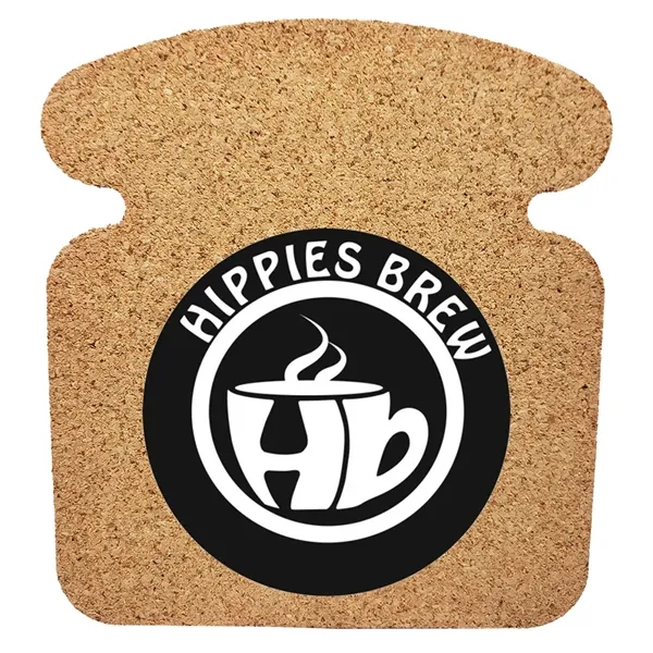Toast shaped cork coaster.... from ASI 34415 Alpi International LTD