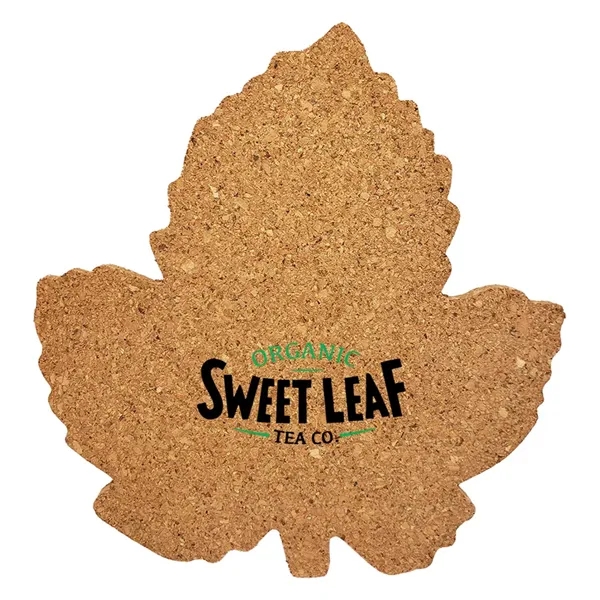 Leaf-shaped cork coaster.... from ASI 34415 Alpi International LTD