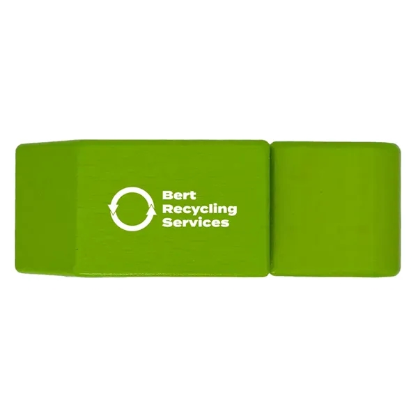 1" x 3.25" x 1.75" wooden recycling truck with wheels.... from ASI 34415 Alpi International LTD