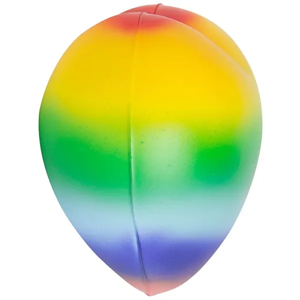 Rainbow colored, heart-shaped stress reliever.... from ASI 34415 Alpi International LTD
