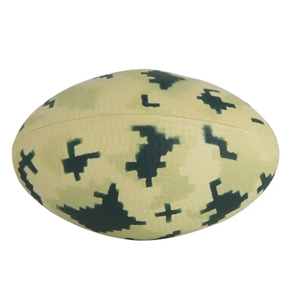 Digital camouflage, football-shaped stress relievers.... from ASI 34415 Alpi International LTD