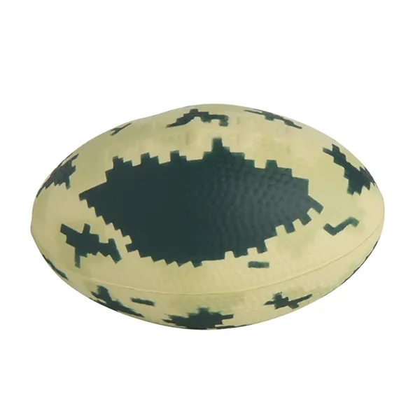 Digital camouflage, football-shaped stress relievers.... from ASI 34415 Alpi International LTD